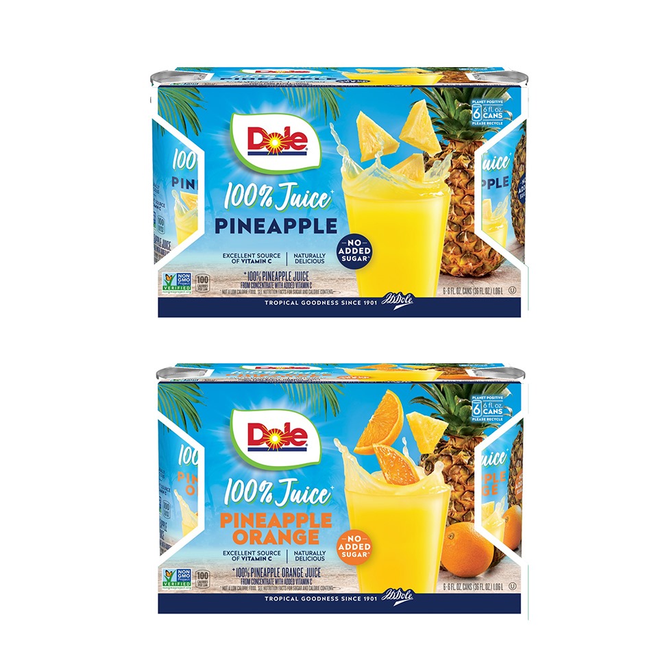 Dole 缶ジュースシュリンクパック2種セット